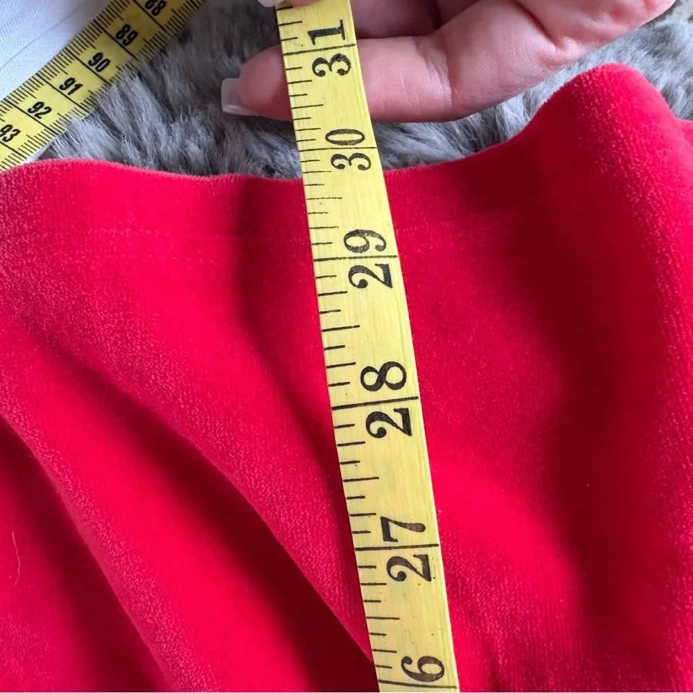Hanna Andersson Velour Dress 130 8 Red Bell Sleeve Flutter Holiday Tulle Festive